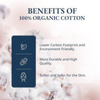Lane Linen 100% Organic Cotton King Size Flat Sheet Only - Image 8