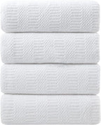 Ycosy 4 Pack Extra Large Microfiber Bath Towels Set, 35x70 inches, Less Lint by Ycosy