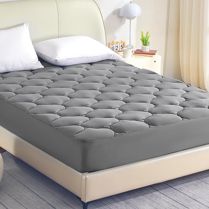 SLEEP ZONE Full Size Cooling Mattress Pad - Image 3
