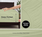 Royale Linens Fitted Sheet Twin XL - Image 3