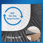 Unilibra Twin XL Size Mattress Protector Waterproof Quilted, Fitted Mattress Pad - Image 5