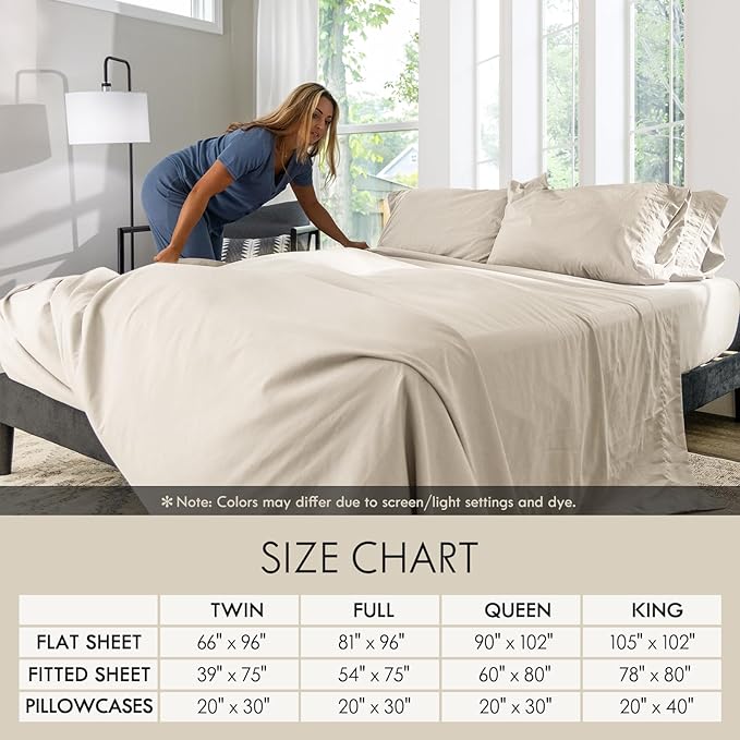 ClevaHome Queen Size Sheet Set - Image 6