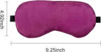 2 PCS Purple Satin Sleep Masks, Adjustable Silk Eye Mask - Image 4