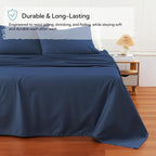 Cotton Flat Sheets Only, 600 TC 100% Cotton Flat Sheet Top Sheet Only, Full - Image 5