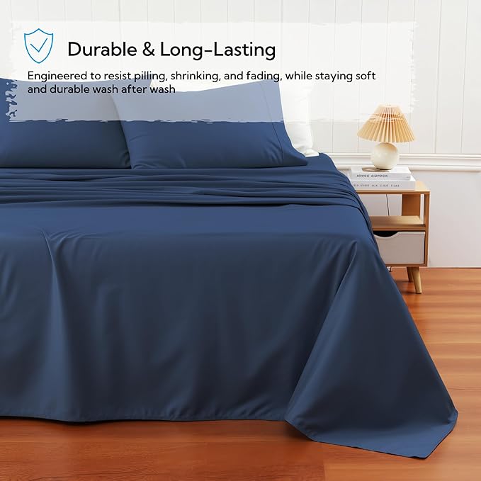 Cotton Flat Sheets Only, 600 TC 100% Cotton Flat Sheet Top Sheet Only, King - Image 5