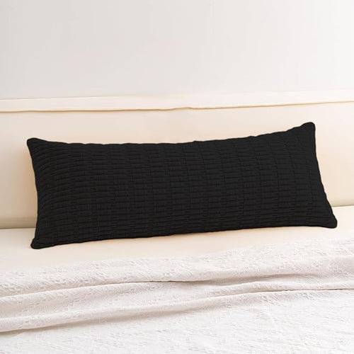Aegero Corduroy Decorative Throw Pillow Covers 14x36 InchSoft Striped Pillow by Unknown