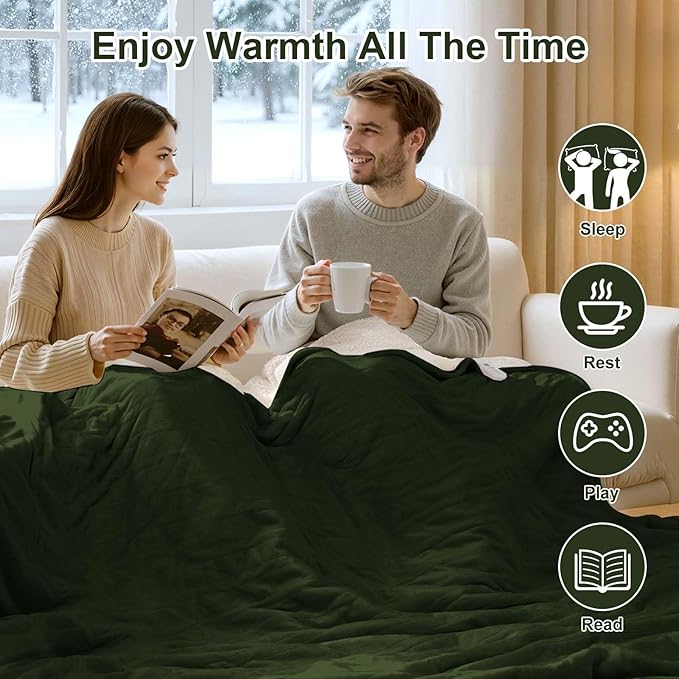 Heating Blanket Queen Size Washable - Image 4