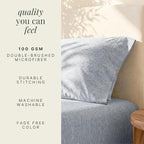 Hearth & Harbor Bed Sheets, Luxury Soft 6 Piece Bed Sheet Set Extra Deep Pocket - Image 6