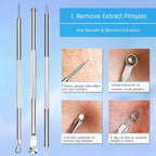 Best Blackhead Remover, Acne Whitehead Removal Kit, Pimple Comedone Extractor - Image 8