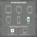 Twin Size Mattress Protector Waterproof, Premium 200 GSM Terry Mattress Cover - Image 3