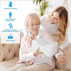 BlissTrends Memory Foam Knee Pillow, Knee Pillow - Image 7