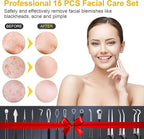 Pimple Popper Tool Kit, IUMAKEVP 15 PCS Professional Stainless Steel Blackhead - Image 5