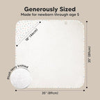 KeaBabies Hooded Baby Towel for Newborn - Image 4