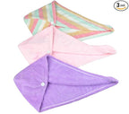 HOPESHINE Women's Soft Shower Hair Towel Twist Hair Turban Wrap Drying Cap by HOPESHINE