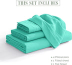 Elegant Comfort Luxurious 1500 Premium Hotel Quality Microfiber 4-Piece Sheet - Image 3