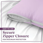 CirclesHome Wedge Pillow Cover 100% Cotton, Zippered Wedge Pillow Case Protector - Image 4