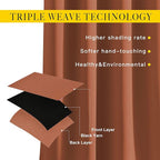 NICETOWN Blackout Large Window Curtains 84 inches Long - Image 3