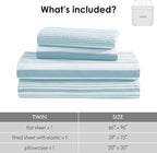 ClevaHome Classic Stripe Sheet Set - Image 5