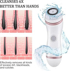 Facial Cleansing Brush, 4 in 1 Electric Face Scrubber - Image 4