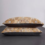 mixinni Long Staple Cotton Percale Golden Paisley Duvet Cover King Size Boho - Image 5