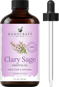 Handcraft Blends Clary Sage Essential Oil – 1 Fl Oz – 100% Pure and Natural – by HandcraftBlends