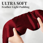 100% Mulberry Silk Sleep Mask, Large Eye Cover - Image 3