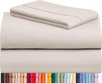 LuxClub 3 PC Twin XL Sheet Set, Deep Pockets Wrinkle Free Cooling Bed Sheets by LuxClub