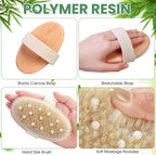 Gejoy 10 Pcs Dry Brushing Body Brush - Image 3