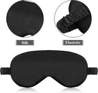 2 Pack Sleep Mask Silk Eye Mask Cover - Image 3