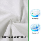 Gogreen Bamboo Rayon Waterproof Pillow Protector, Breathable Case Cover - Image 5