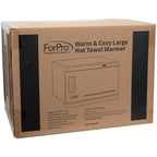 ForPro Warm & Cozy Hot Towel Warmer, Large 16L Capacity Cabinet, Stainless - Image 6