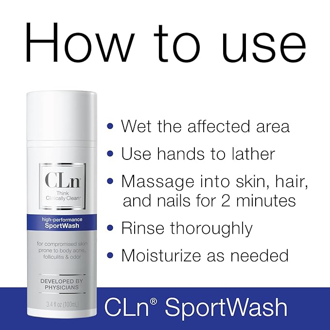 CLn® SportWash – High-Performance Sport Body Wash, - Image 5