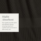 NY Loft 100% Cotton Towel Set 6 Piece | Super Soft & Absorbent Quick-Dry 2 Bath - Image 7