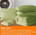 TAIMIT Sage Green Queen Size Comforter Set - Image 6