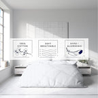 Kotton Culture 120"x120" 3 Pc Super King Plus/Super Oversize King Duvet Cover - Image 6