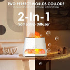 SALKING 2-in-1 Himalayan Salt Lamp & Ultrasonic Essential Oil Diffuser - Image 3