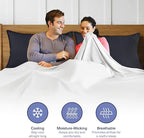 Kickoff Viscose Bamboo Pillowcase, 100% Organic Hidden Zippered Viscose Bamboo - Image 7