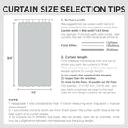Joydeco Latte Coffee Velvet Curtains 84 Inches 2 Panels, Luxury Thermal - Image 8