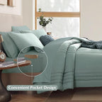 Monbix Super King Plus Size Comforter Set - Image 5