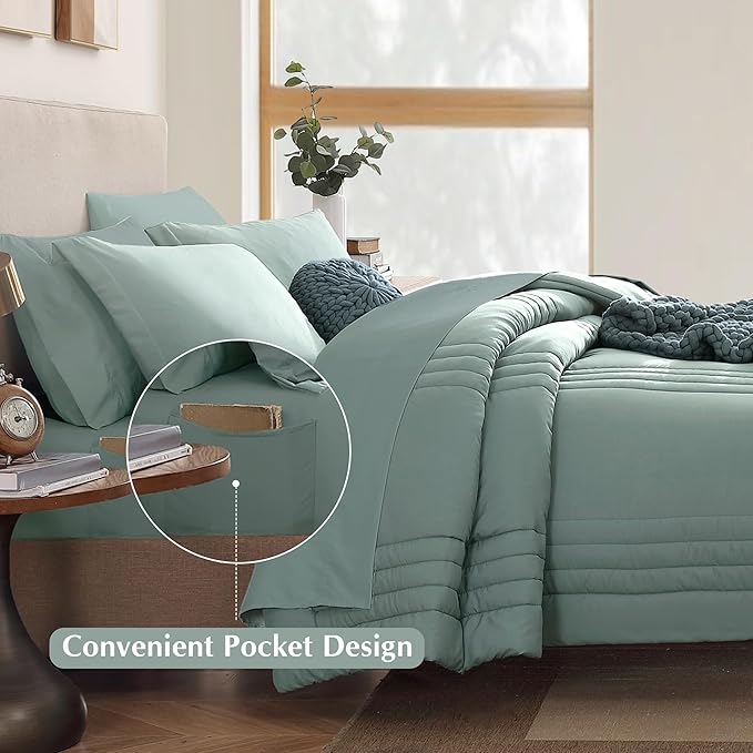 Monbix Queen Comforter Set - Image 5