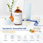 HIQILI 100ML Turmeric Oil for Face Skin Care, Aromatherapy, 100% Pure, Use - Image 5