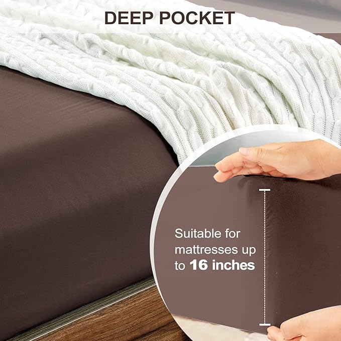 FreshCulture Queen Fitted Sheet Only 2 Pack - Image 4