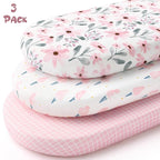 Yoofoss Bassinet Sheets for Baby, Baby Delight, Angelbliss, Soft Breathable - Image 5