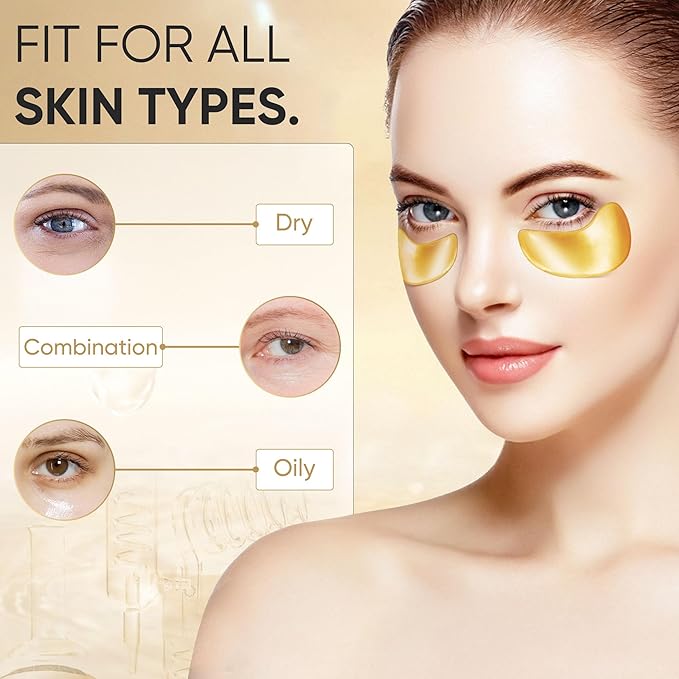 100Pcs/50Pairs Under Eye Patches Gold - Image 3