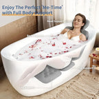 Bath Cushion, Full Body Bathtub Pillow - Image 3