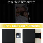 NICETOWN Full Blackout Curtains 96 inch Long - Image 5