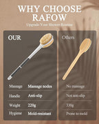 Shower Brush for Massage Dry Brushing: Back Scrubber for Shower - Image 6