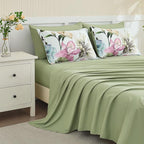 Yogeneg Queen Comforter Set 7 Piece Bed in a Bag, Elegant Floral Botanical - Image 4