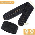 SINLAND Spa Headband for Women Ultra Soft Adjustable Makeup Hair Band - Image 5