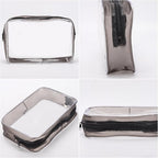 Tbestmax 10 Pcs Clear Cosmetic Bags Makeup Bags Portable Waterproof Travel - Image 4